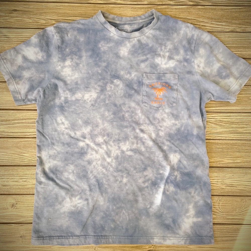 American Eagle Tie-Dye Logo Graphic T-Shirt